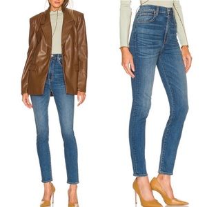 SLVRLAKE Women's High Rise Jeans in Blue